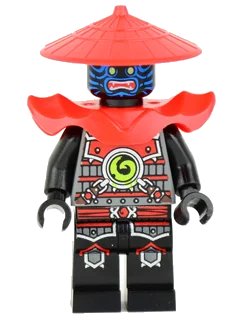 LEGO onderdeel Stone Army Swordsman - Blue Face (njo0077)