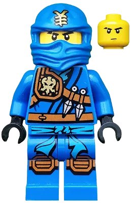 LEGO onderdeel Jay (Jungle Robe) - Tournament of Elements (njo0128)