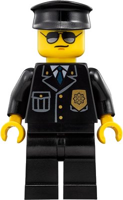 LEGO onderdeel Prison Guard (njo0234)