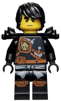 LEGO part Cole - Knee Pads, Armor, Hair njo0250