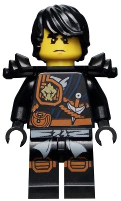 LEGO onderdeel Cole - Knee Pads, Armor, Hair (njo0250)