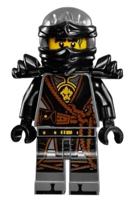 LEGO onderdeel Cole - The Hands of Time, Black Armor (njo0280)