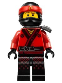 LEGO part Kai - The LEGO Ninjago Movie, Pearl Dark Gray Katana Holder njo0316