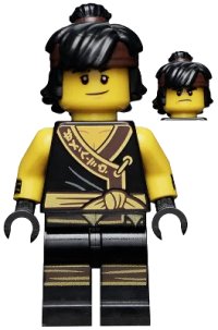 LEGO part Cole - The LEGO Ninjago Movie, Arms with Cuffs, Hair njo0323