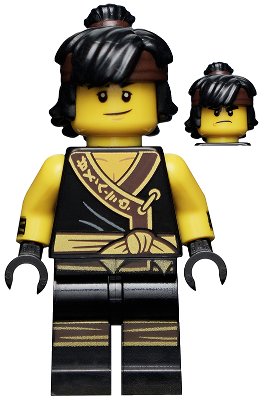 LEGO onderdeel Cole - The LEGO Ninjago Movie, Arms with Cuffs, Hair (njo0323)