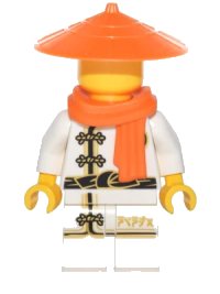 LEGO onderdeel Mannequin - Hat and Scarf njo0344