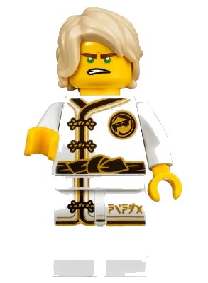 LEGO onderdeel Lloyd - White Wu-Cru Training Gi (njo0347)