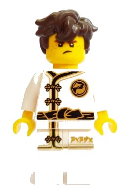 LEGO onderdeel Jay - White Wu-Cru Training Gi (njo0348)