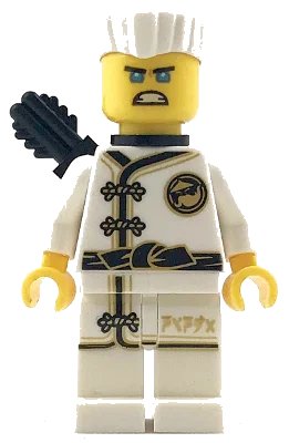 LEGO onderdeel Zane - White Wu-Cru Training Gi (njo0423)