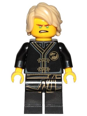 LEGO onderdeel Lloyd - Black Wu-Cru Training Gi (njo0424)