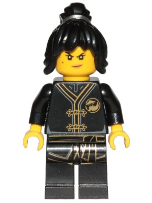LEGO onderdeel Nya - Black Wu-Cru Training Gi (njo0433)