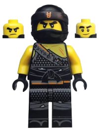 LEGO part Cole - Hunted, Orange Asian Symbol on Bandana njo0460
