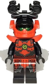 LEGO onderdeel Stone Army Warrior, Green Face njo0508
