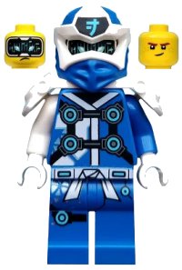 LEGO onderdeel Jay - Digi Jay, Shoulder Armor with Scabbard njo0563