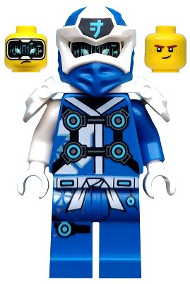 LEGO onderdeel Jay - Digi Jay, Shoulder Armor with Scabbard (njo0563)