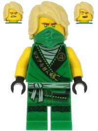 LEGO part Lloyd - Legacy, Rebooted, Ninjago Logogram 'MASTER' on Torso njo0574a