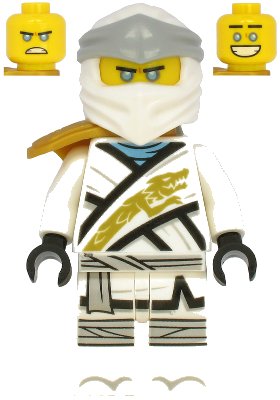 LEGO onderdeel Zane - Legacy, Pearl Gold Armor Shoulder Pad (njo0616)
