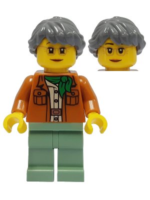 LEGO onderdeel Misako - Legacy, Dark Orange Jacket (njo0665)