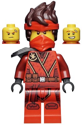 LEGO onderdeel Kai - The Island, Mask and Hair with Bandana (njo0680)