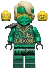LEGO part Lloyd - The Island, Mask and Hair with Bandana, Armor Shoulder Pad njo0682