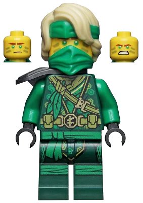 LEGO onderdeel Lloyd - The Island, Mask and Hair with Bandana, Armor Shoulder Pad (njo0682)