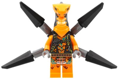 LEGO onderdeel Viper Flyer - Dark Bluish Gray Bar Holders (njo0723)