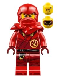 LEGO part Kai - Dragons Rising, Tunic, Hood njo0811