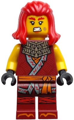 LEGO onderdeel Wyldfyre - Dark Red Tunic (njo0923)