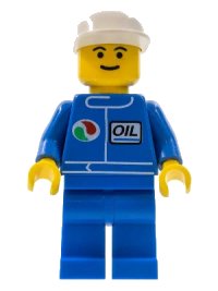 LEGO part Octan - Blue Oil, Blue Legs, White Cap oct005