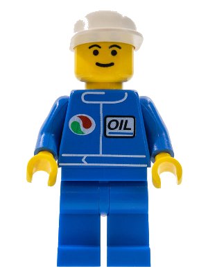 LEGO onderdeel Octan - Blue Oil, Blue Legs, White Cap (oct005)