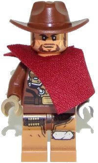 LEGO onderdeel Jesse McCree / Cole Cassidy ow007