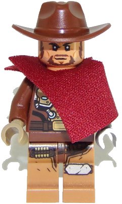 LEGO onderdeel Jesse McCree / Cole Cassidy (ow007)