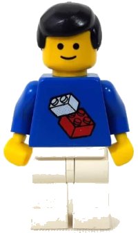 LEGO part Soccer Player - World Team Player Bricks Logo Sticker on Front, White and Black Number Sticker on Back (specify number in listing) pln055s