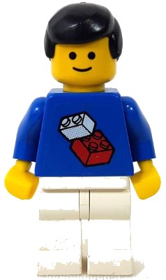 LEGO onderdeel Soccer Player - World Team Player Bricks Logo Sticker on Front, White and Black Number Sticker on Back (specify number in listing) (pln055s)
