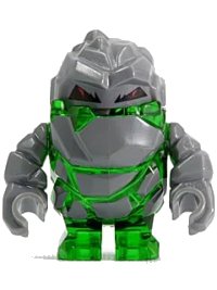 LEGO part Rock Monster - Boulderax (Trans-Green) pm001