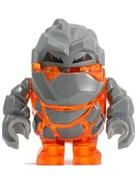 LEGO part Rock Monster - Firox (Trans-Orange) pm002