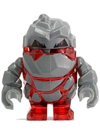LEGO part Rock Monster - Meltrox (Trans-Red) pm003