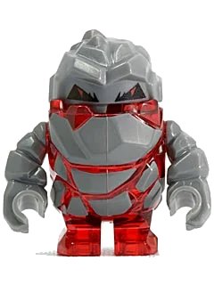 LEGO onderdeel Rock Monster - Meltrox (Trans-Red) (pm003)