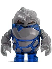 LEGO onderdeel Rock Monster - Glaciator (Trans-Dark Blue) pm004
