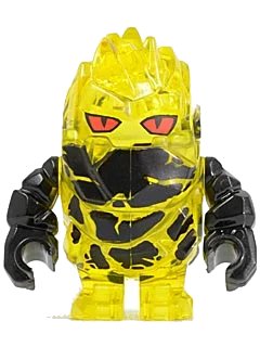 LEGO onderdeel Rock Monster - Combustix (Trans-Yellow) (pm023)