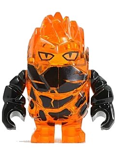 LEGO onderdeel Rock Monster - Firax  (Trans-Orange) (pm025)