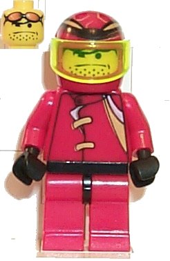 LEGO onderdeel Racer Driver, Nitro Flash (rac014)