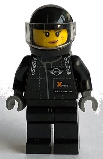LEGO onderdeel 2018 MINI John Cooper Works Buggy Driver (sc070)