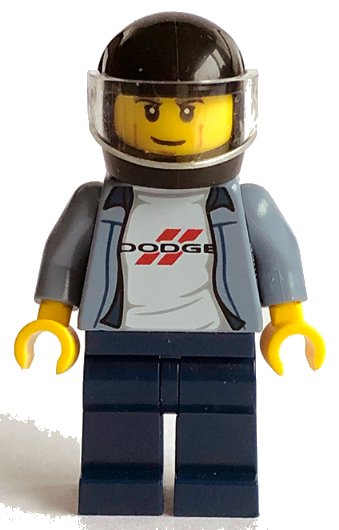 LEGO onderdeel 1970 Dodge Charger R/T Driver (sc072)