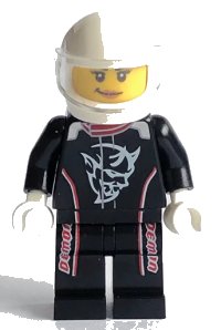 LEGO part 2018 Dodge Challenger SRT Demon Driver sc076