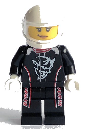 LEGO onderdeel 2018 Dodge Challenger SRT Demon Driver (sc076)