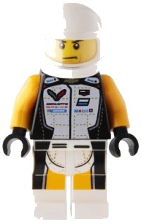 LEGO onderdeel Chevrolet Corvette C8.R Driver sc088