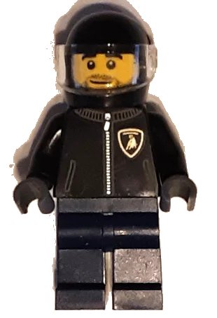 LEGO onderdeel Lamborghini Countach Driver (sc095)