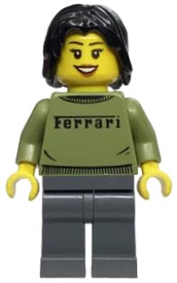 LEGO onderdeel Ferrari F40 Driver (sc121)