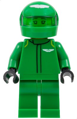 LEGO onderdeel Aston Martin Aramco F1 AMR24 Driver (sc125)